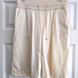 Maxazria Cream Shorts